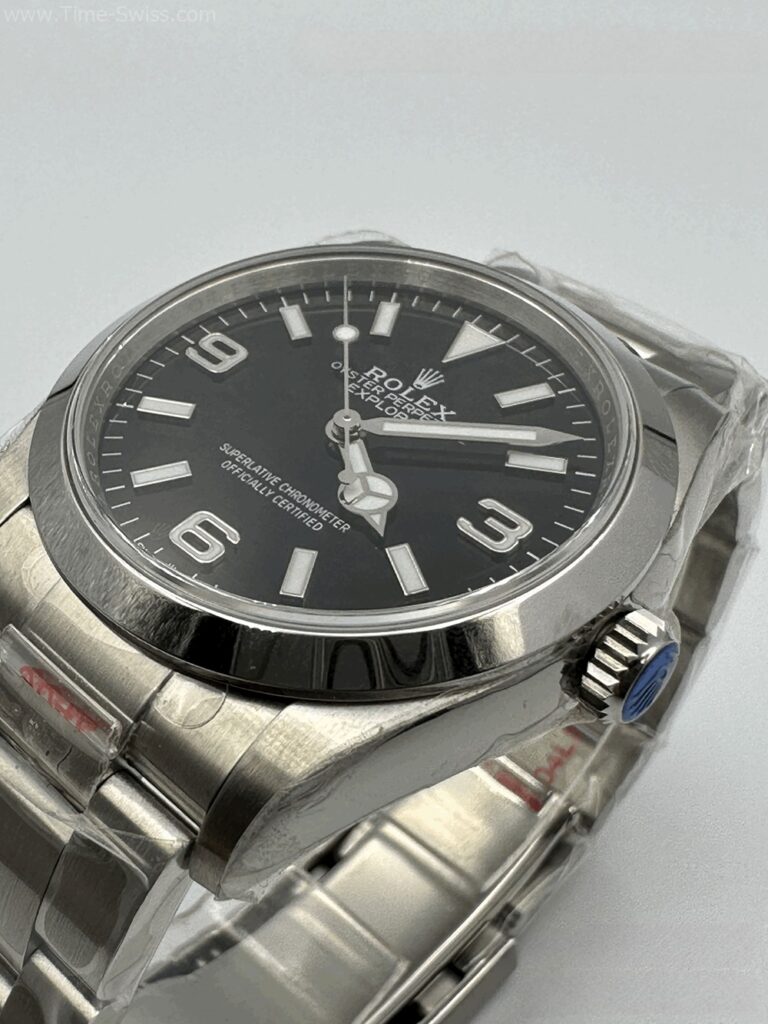 Rolex Explorer Black Dial 39mm Swiss เรือนเงิน หน้าดำ 03