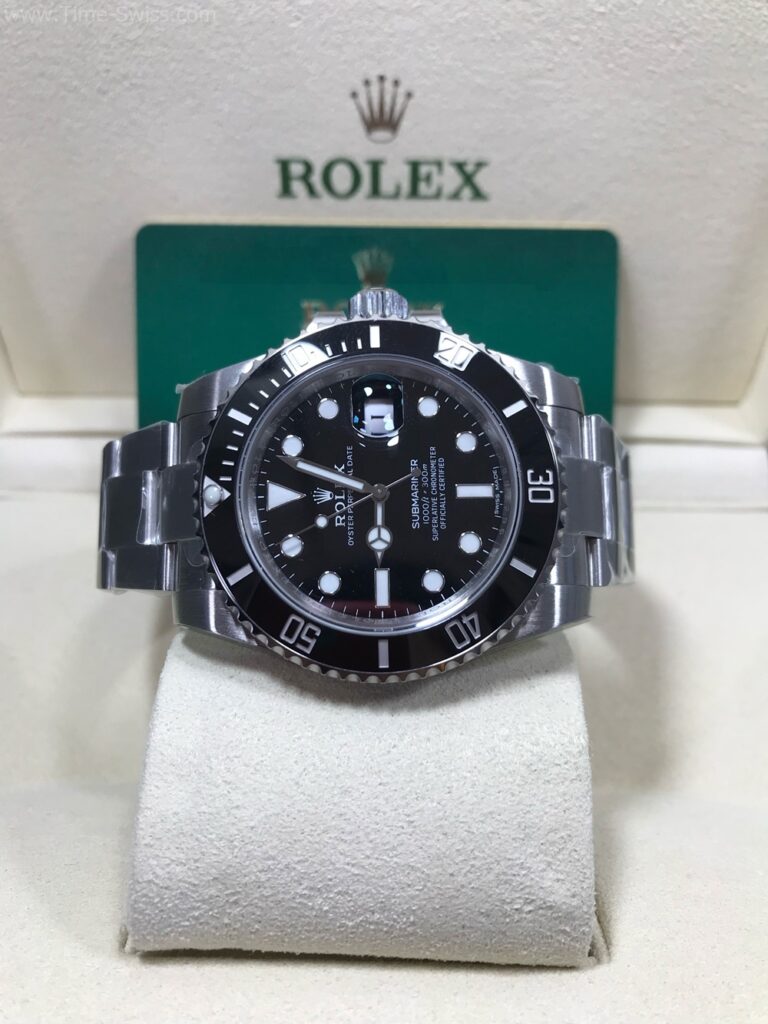 Rolex Submariner Ceramic Black Dial 40mm 3135 VSF V4 Swiss เรือนเงิน หน้าดำ ขอบเซลามิก 02