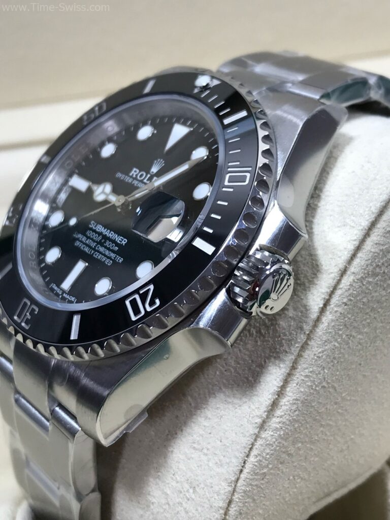 Rolex Submariner Ceramic Black Dial 40mm 3135 VSF V4 Swiss เรือนเงิน หน้าดำ ขอบเซลามิก 03