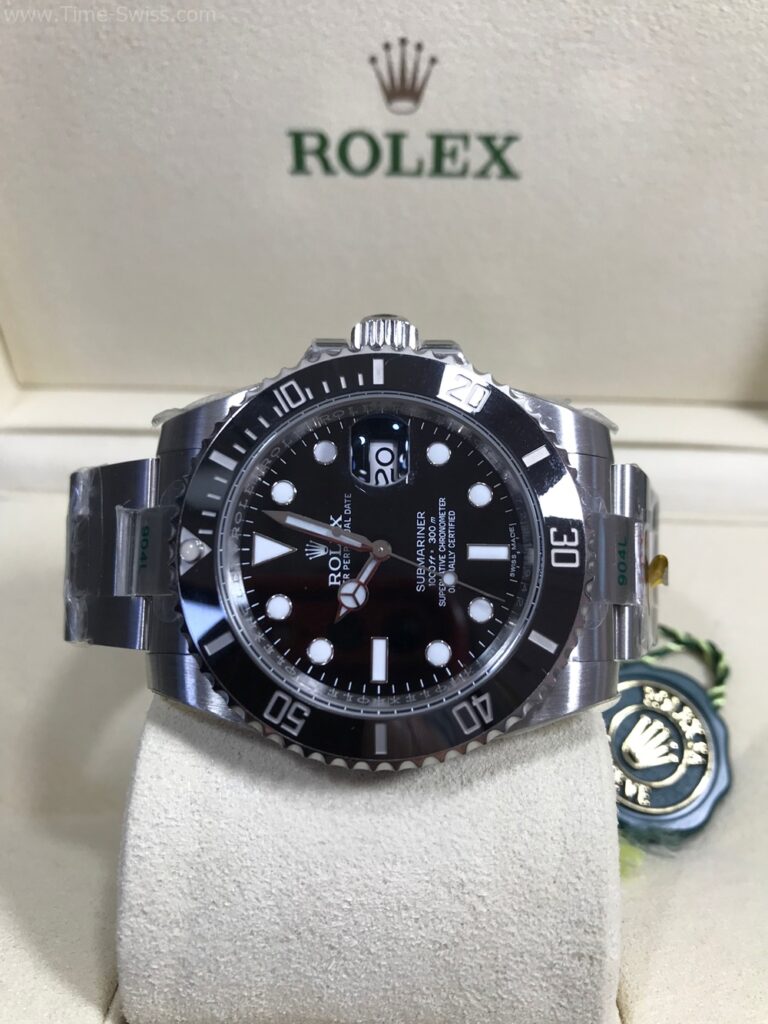 Rolex Submariner Ceramic Black Dial 40mm 3135 ZF V3 Swiss เรือนเงิน หน้าดำ 01