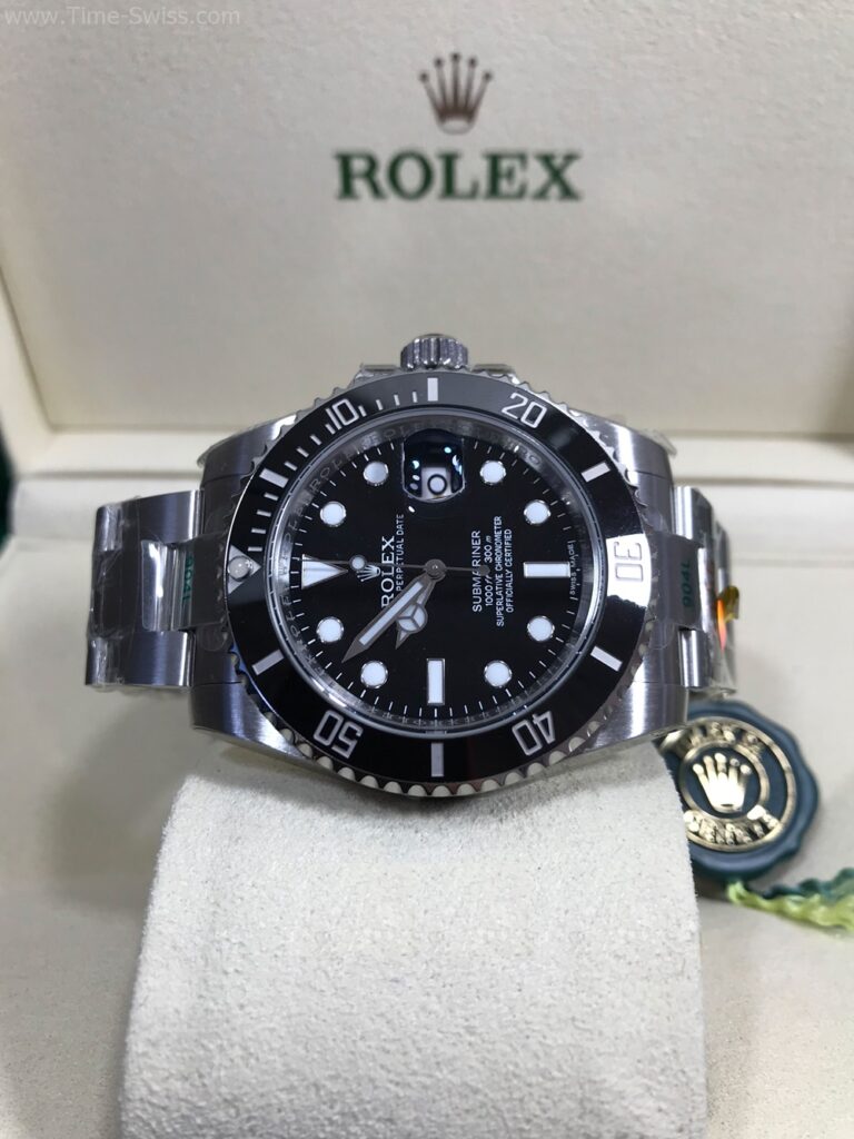 Rolex Submariner Ceramic Black Dial 40mm 3135 ZF V3 Swiss เรือนเงิน หน้าดำ 06