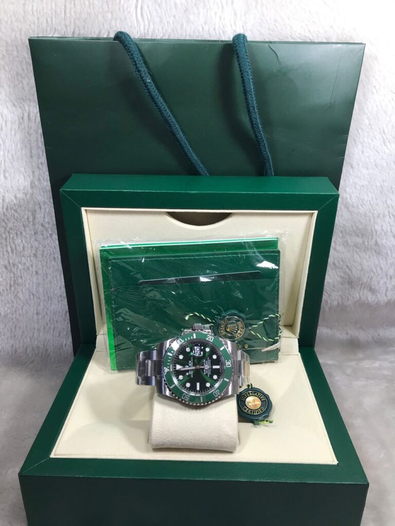 Rolex Submariner Ceramic Green Dial Hulk 40mm 3135 ZF V3 Swiss เรือนเงิน หน้าเขียว 10