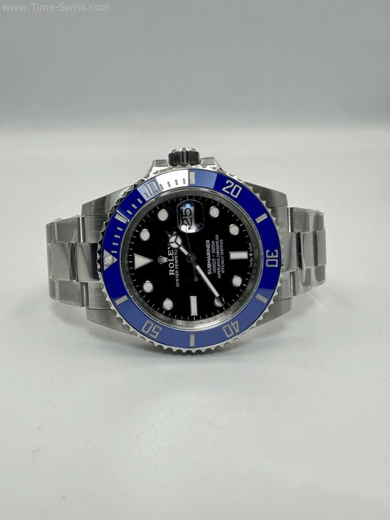 Rolex Submariner Smurf Ceramic Blue Dial 41mm 3235 VSF Swiss ขอบน้ำเงิน หน้าน้ำเงิน 02