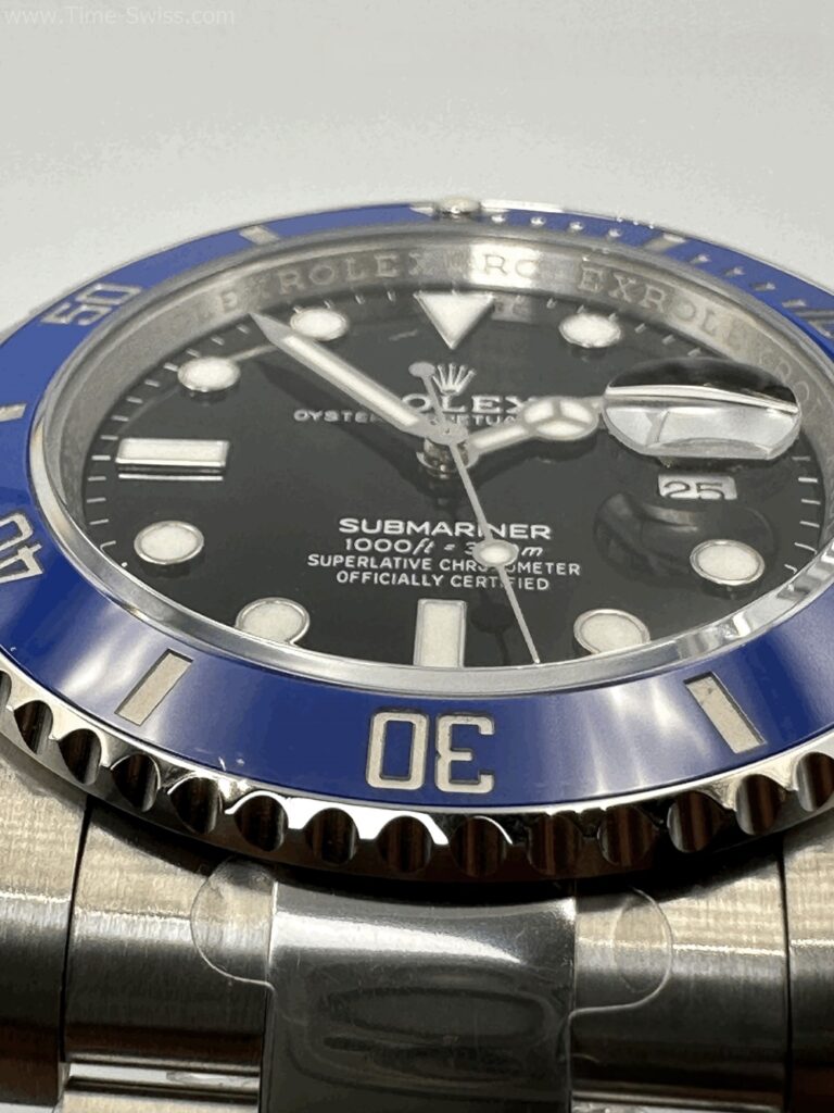 Rolex Submariner Smurf Ceramic Blue Dial 41mm 3235 VSF Swiss ขอบน้ำเงิน หน้าน้ำเงิน 04