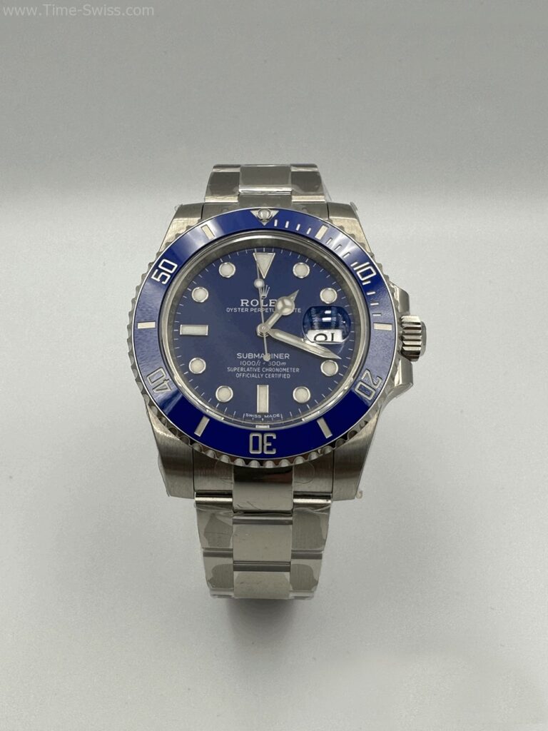 Rolex Submariner Smurf Ceramic Blue Dial 40mm 3135 VSF V3 Swiss ขอบน้ำเงิน หน้าน้ำเงิน 01