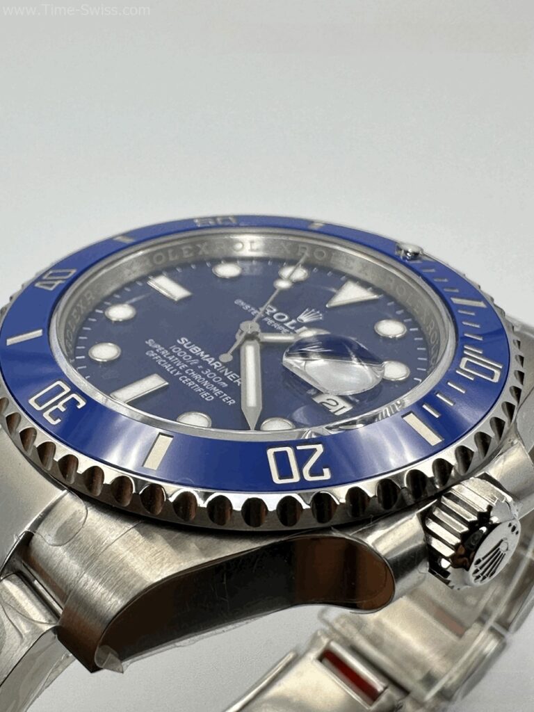 Rolex Submariner Smurf Ceramic Blue Dial 40mm 3135 VSF V3 Swiss ขอบน้ำเงิน หน้าน้ำเงิน 02