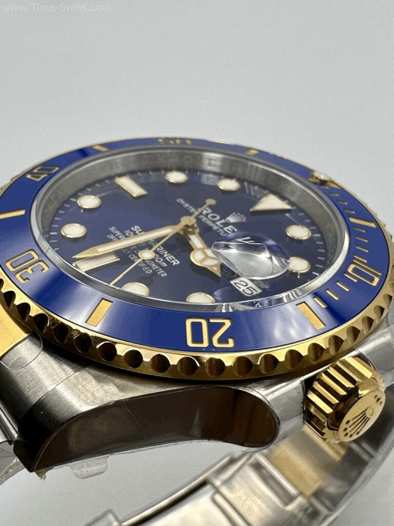 Rolex Submariner Gold Two Tone Blue Dial 40mm 3235 VSF Swiss เรือนทอง2K หน้าน้ำเงิน 03