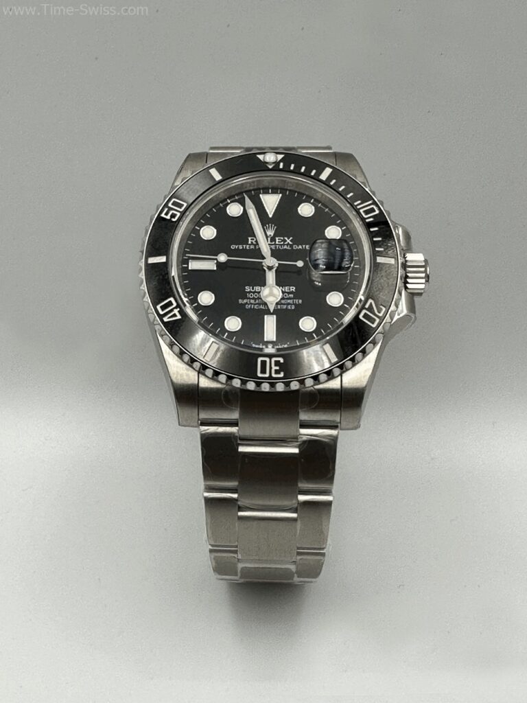 Rolex Submariner Ceramic Black Dial 41mm 3235 VSF V3 Swiss เรือนเงิน หน้าดำ 01