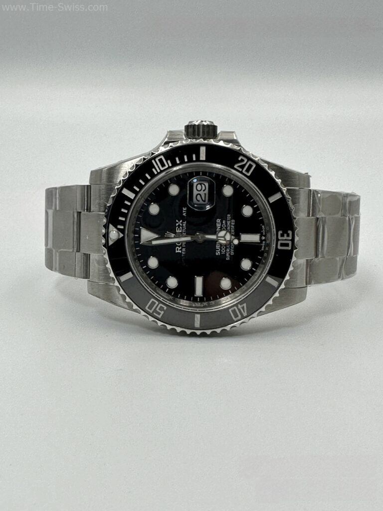 Rolex Submariner Ceramic Black Dial 41mm 3235 VSF V3 Swiss เรือนเงิน หน้าดำ 07