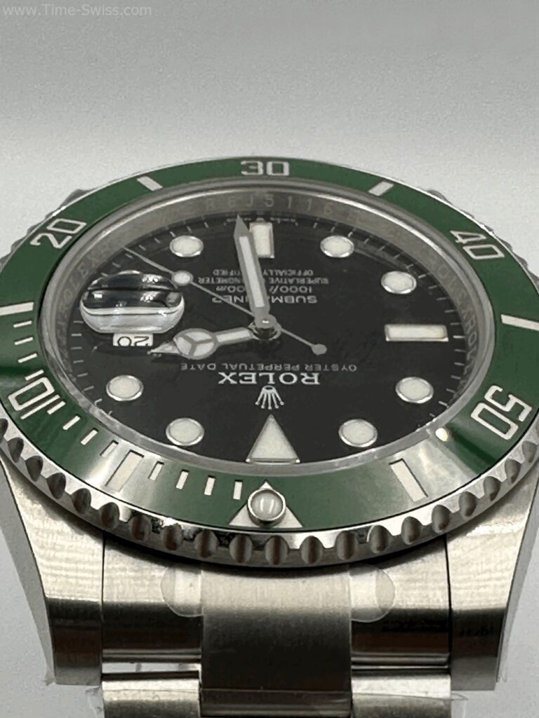 Rolex Submariner Starbucks Green Ceramic 41mm 3235 EW Swiss ขอบเขียว หน้าดำ 02