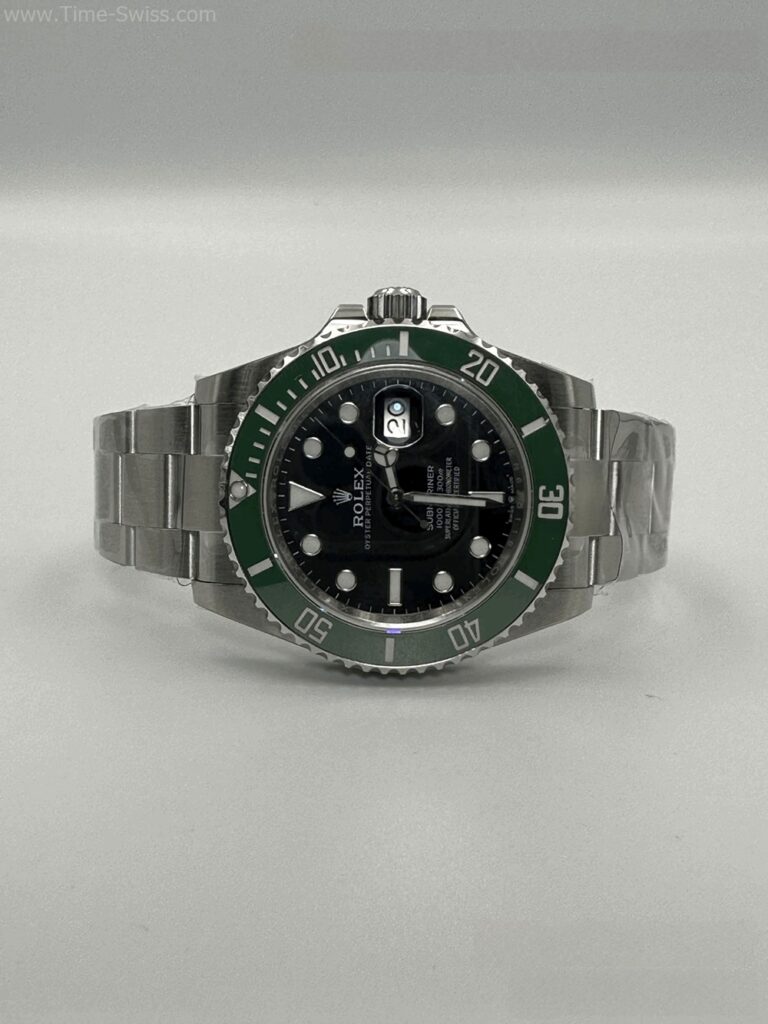 Rolex Submariner Starbucks Green Ceramic 41mm 3235 EW Swiss ขอบเขียว หน้าดำ 07