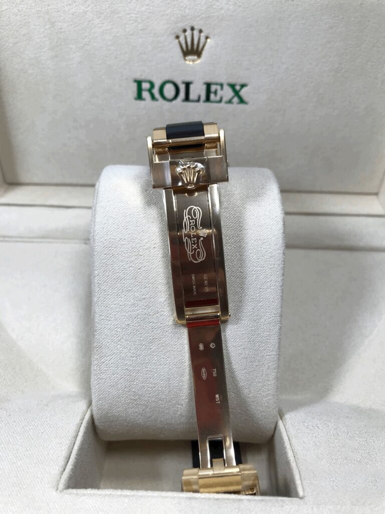 Rolex Yachtmaster Yellow Gold Black Dial 42mm Rubble EW Swiss เรือนทอง หน้าดำ สายยาง 07