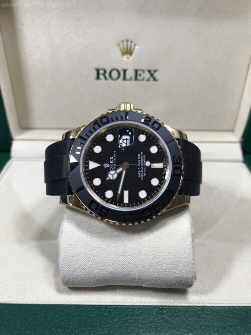 Rolex Yachtmaster M226658 Gold Black Dial 42mm Rubble EW Swiss