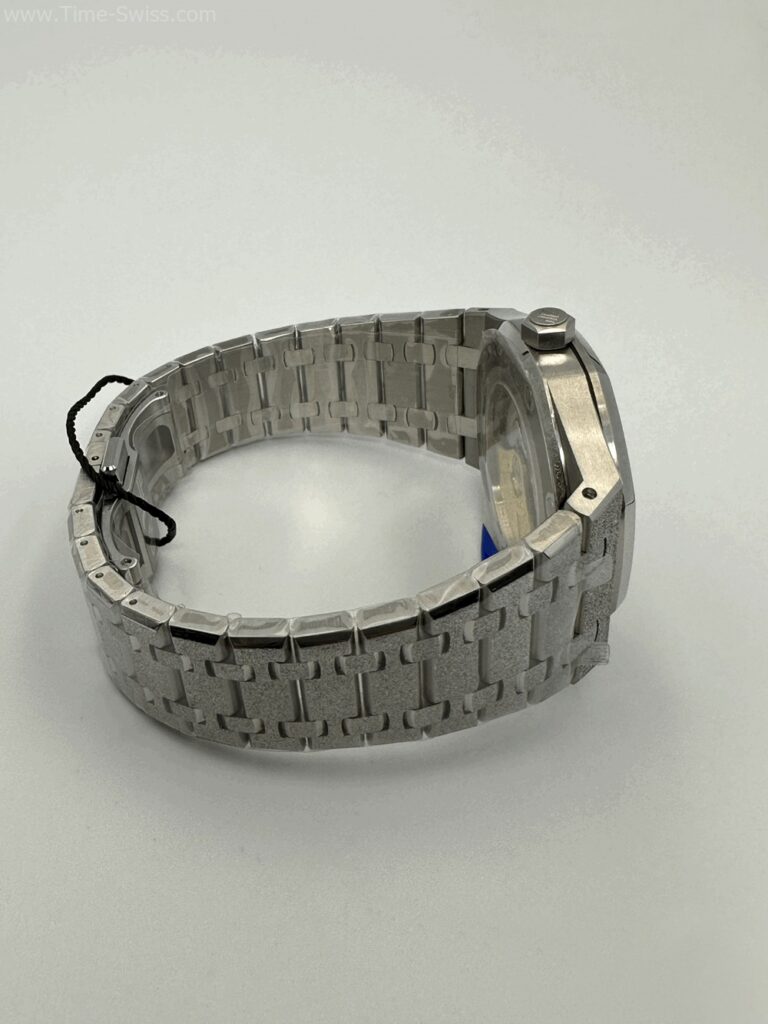 Audemars Piguet 15410BC Frosted Gold Blue Dial Swiss เรือนเกล็ดหิมะ หน้าน้ำเงิน 04