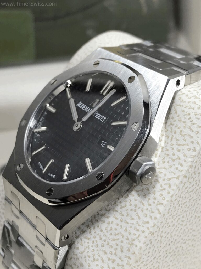 Audemars Piguet 67650ST Black Dial ขอบเรียบ หน้าดำ 02