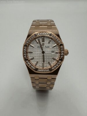 Audemars Piguet 77351OR Rose Gold 34mm Ladies JF V3 Swiss