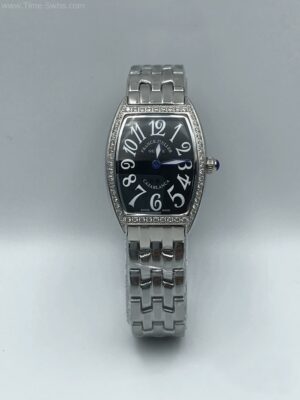 Franck Muller Casablanca Diamond Black Dial Ladies 33mm AF CC