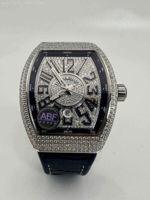 Franck Muller V45SCDI Vanguard Diamond Dial 44mm ABF Swiss