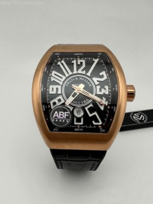 Franck Muller Vanguard Rose Gold Black Dial 44mm ABF Swiss