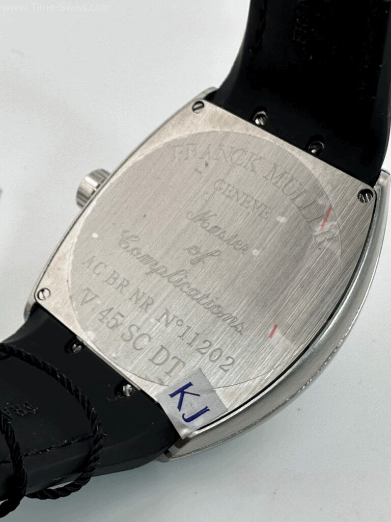 Franck Muller Vanguard Titanium Black Dial ABF Swiss เรือนไทเทเนียม หน้าดำ สายยาง 06