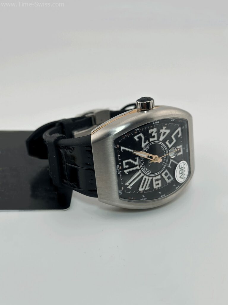 Franck Muller Vanguard Titanium Black Dial ABF Swiss เรือนไทเทเนียม หน้าดำ สายยาง 07