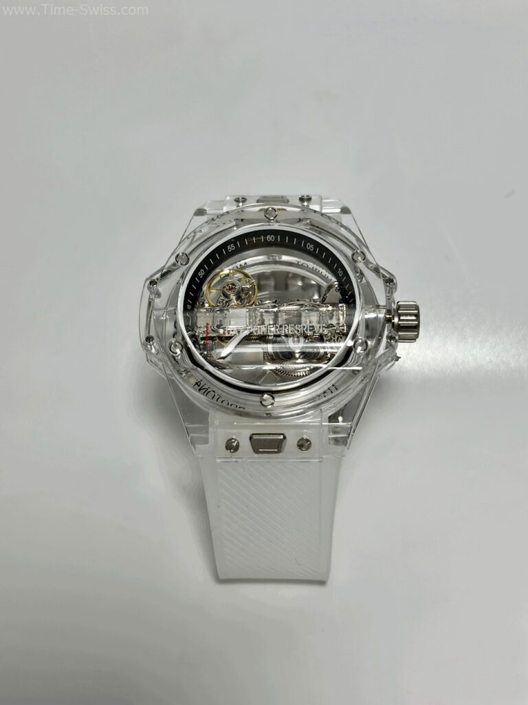 Hublot Big Bang Tourbillon Acrylic Silicone Rubble เรือนใส สายยางใส 01