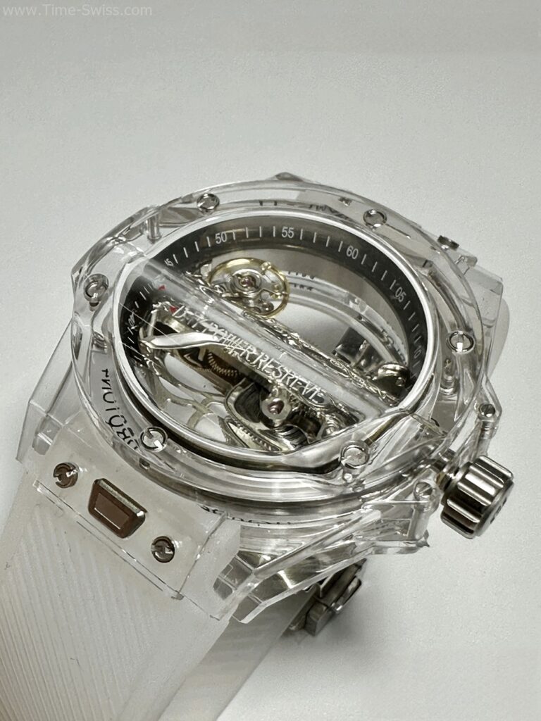 Hublot Big Bang Tourbillon Acrylic Silicone Rubble เรือนใส สายยางใส 02