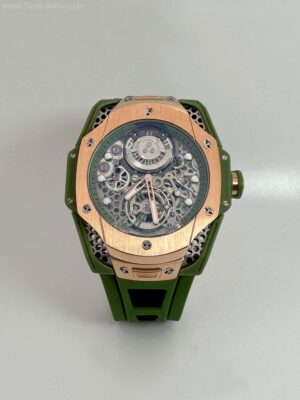 Hublot Big Bang Tourbillon Samuel Ross Green Rubble 44mm Swiss