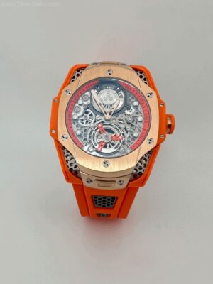 Hublot Big Bang Tourbillon Samuel Ross Orange Rubble 44mm Swiss