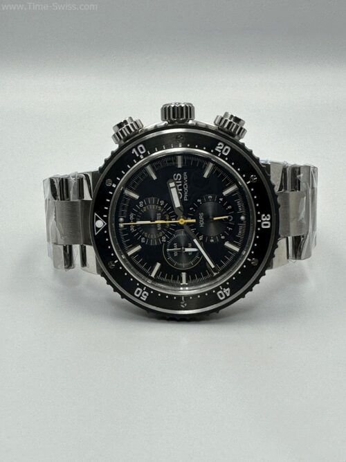 Oris Dive Control Chronograrh Ceramic Black Dial 51mm CC