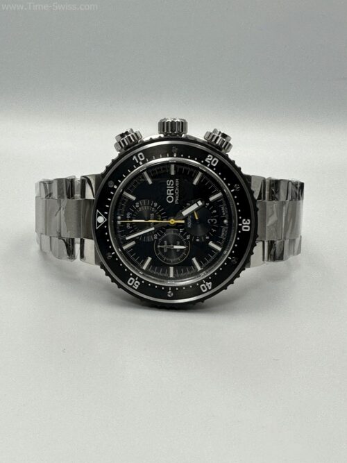 Oris Dive Control Chronograrh Ceramic Black Dial 51mm CC