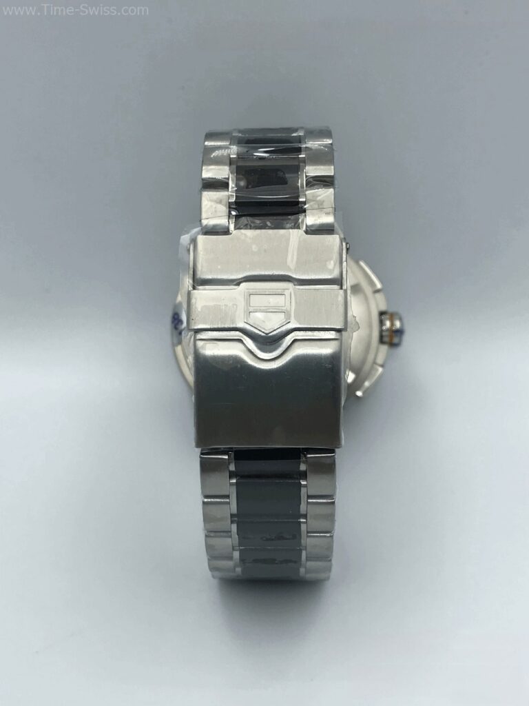 TAG Heuer Formula1 Calibre16 CC เรือนเงิน หน้าขอบส้ม สายเหล็กสลับPVD 05