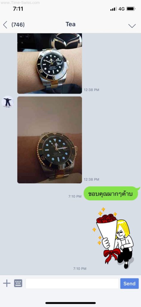 รีวิวนาฬิกา Rolex AAA Sub 2K จากไลน์ 27