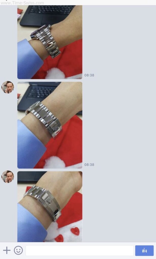 รีวิวนาฬิกา Rolex AAA Daytona Ice Blue จากไลน์ 19