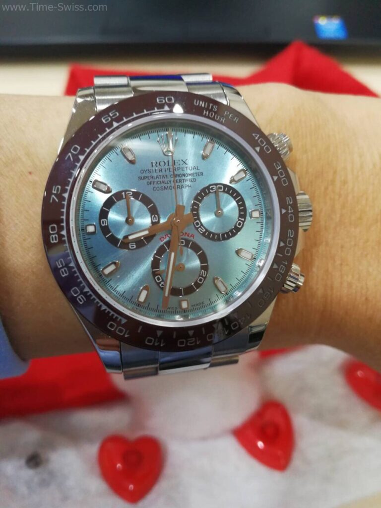 รีวิวนาฬิกา Rolex AAA Daytona Ice Blue 21