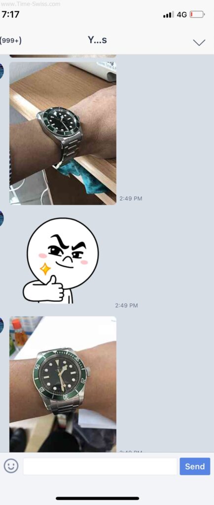 รีวิวนาฬิกา Tudor AAA จากไลน์ 05